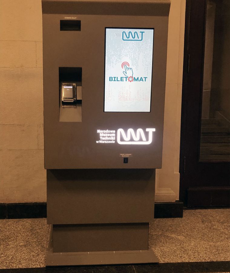  Biletomat w Narodowym Muzeum Techniki